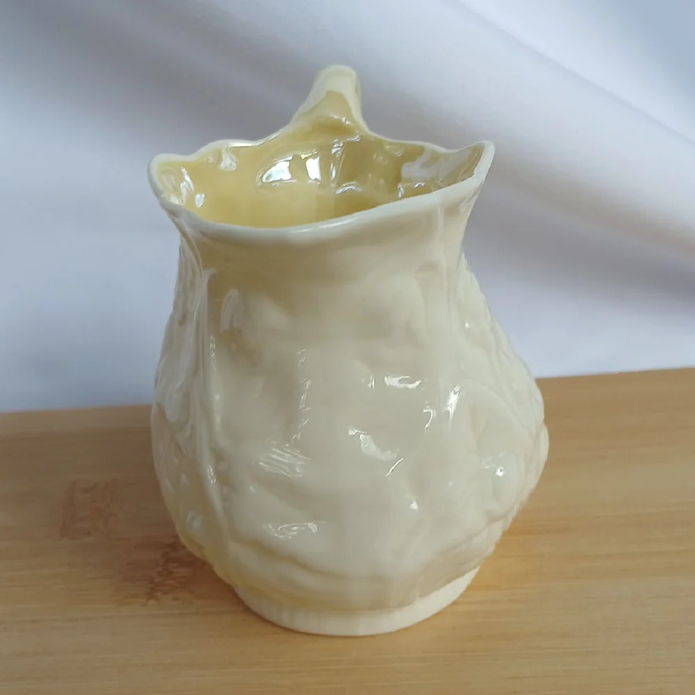Vintage Belleek Porcelain Creamer Ireland